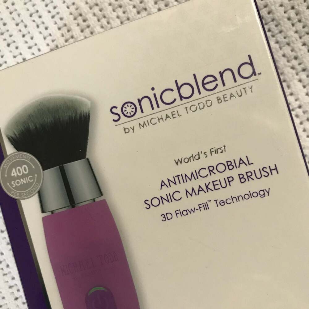 NEW Sonicblend Michael Todd Beauty Antimicrobial Sonic Makeup Brush USB charge
